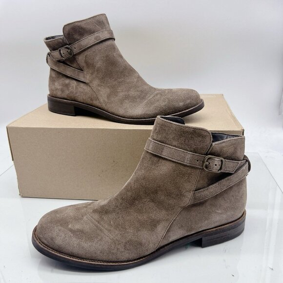 Paul Green Reeve Booties Ankle Boots Earth Soft Brown Suede UK 6 US 8.5 NEW $535 - Picture 2 of 12